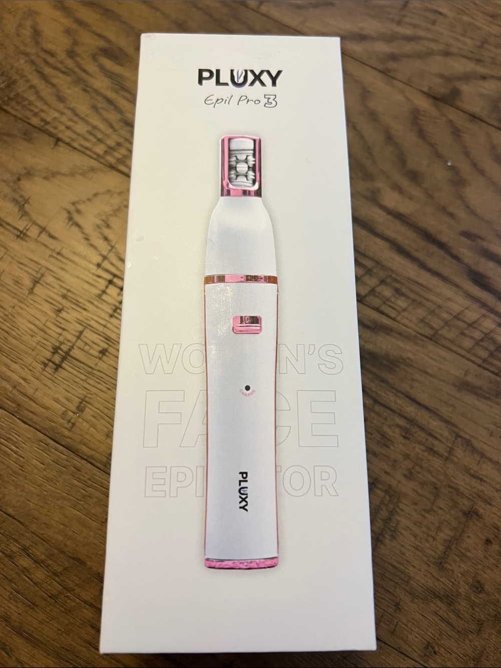 PLUXY Epil Pro 3 Women's Face Epilator - White & Pink